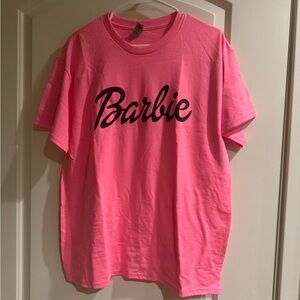 New Womens Large Pink Barbie T-Shirt